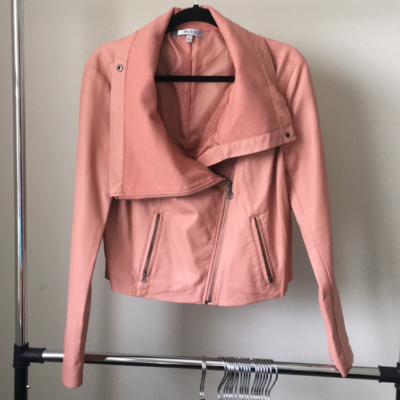 Jennifer Lopez Jackets & Blazers - Dusty Rose Jennifer Lopez Faux Leather Jacket Jennifer Lopez Jackets & Blazers - Dusty Rose Jennifer Lopez Faux Leather Jacket